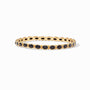 Julie Vos - Mykonos Bangle, Obsidian Black / Large