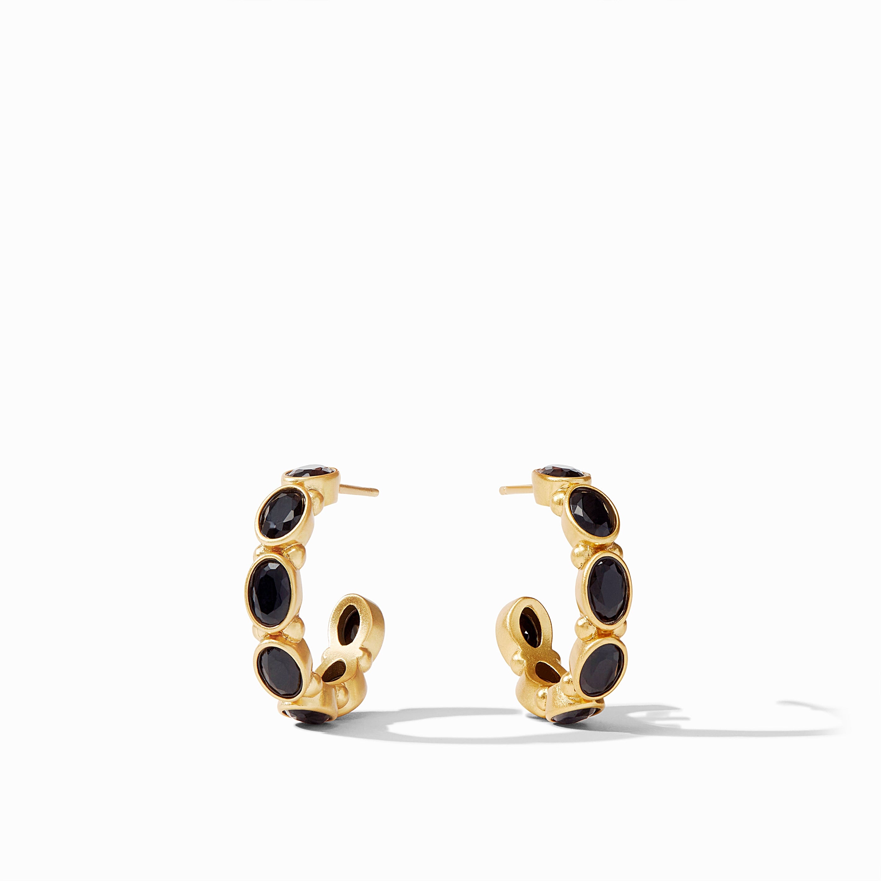 Julie Vos - Mykonos Hoop, Obsidian Black / Small