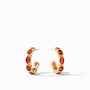 Julie Vos - Mykonos Hoop, Ruby Red / Small