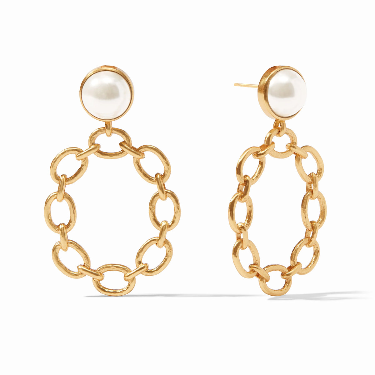 Julie Vos - Palermo Statement Earring, Pearl