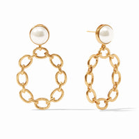 Julie Vos - Palermo Statement Earring, Pearl