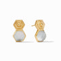 Palladio Stone Earring Iridescent Clear Crystal, clear crystal, palladio collection, shift into neutral, earrings