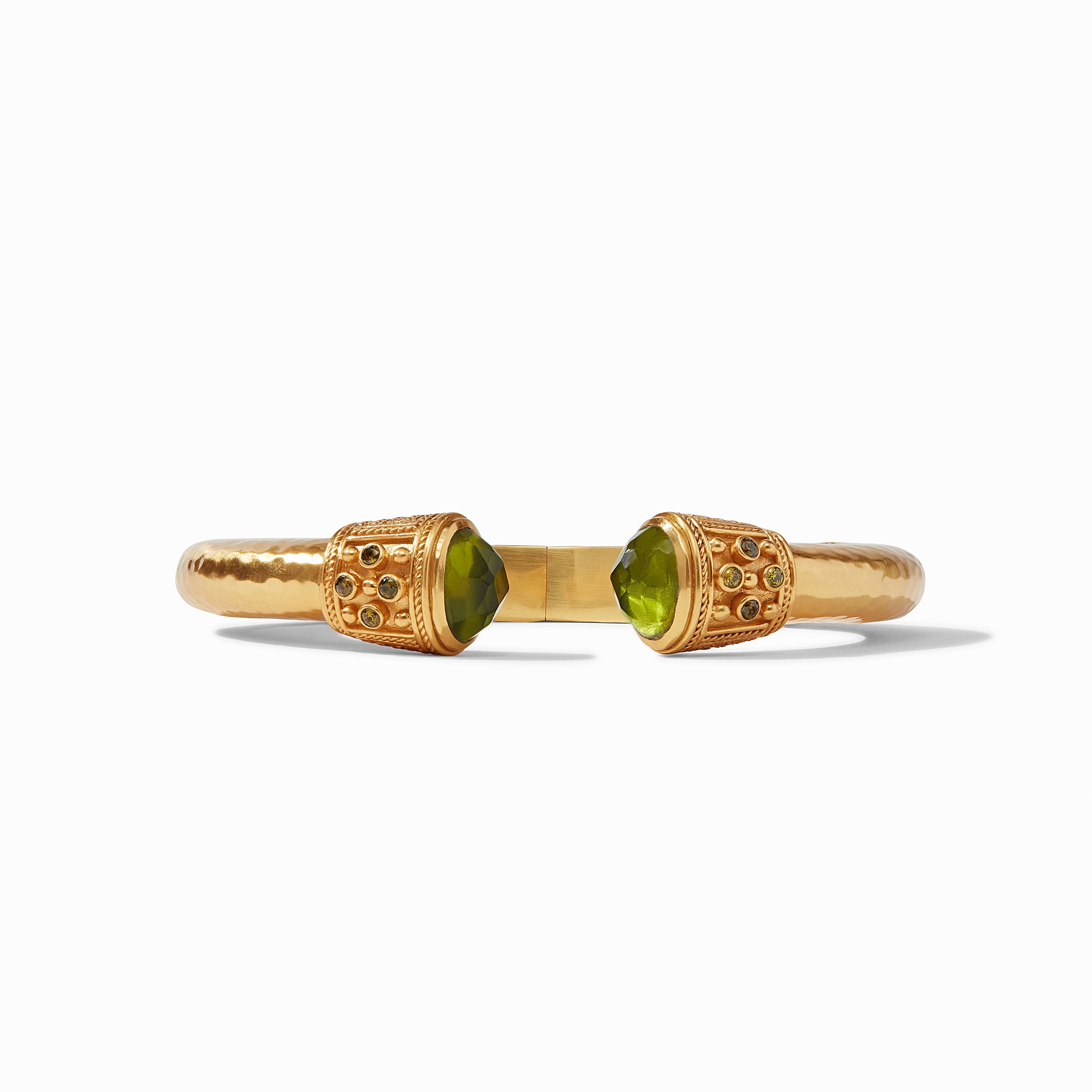 Julie Vos - Paris Luxe Demi Cuff, Iridescent Jade Green