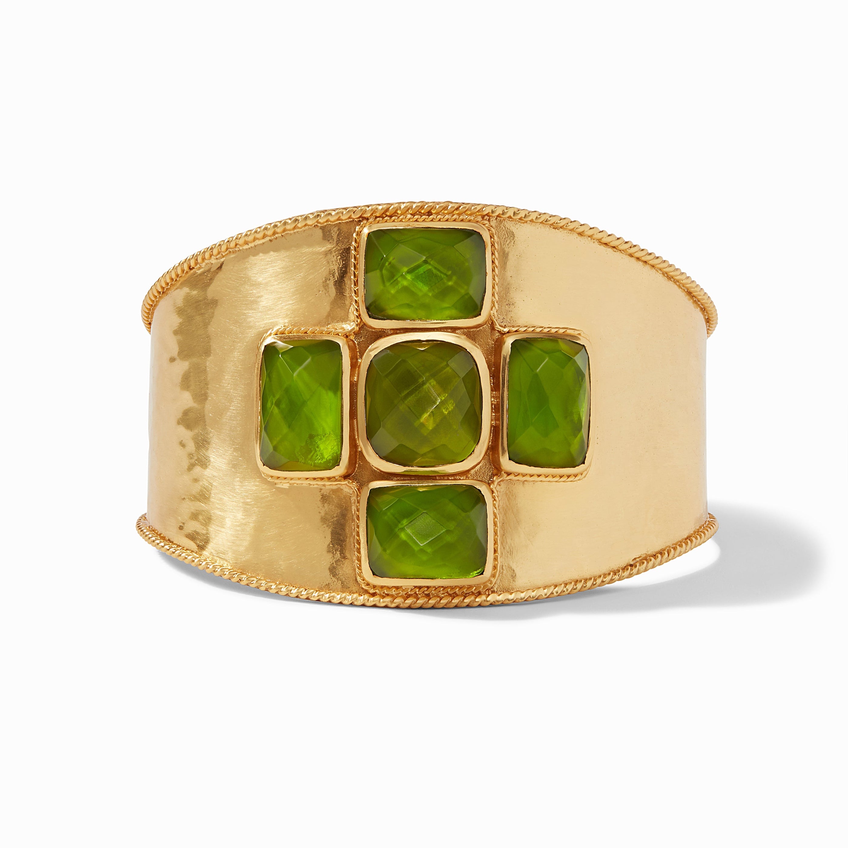 Julie Vos - Savoy Cuff, Iridescent Jade Green
