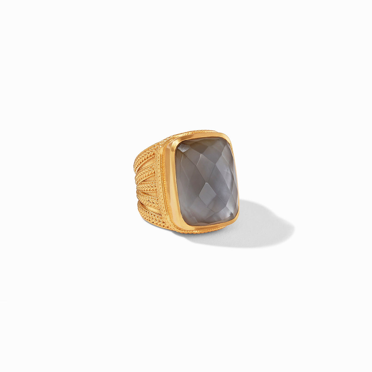 Julie Vos - Windsor Statement Ring, Iridescent Charcoal Blue / 9